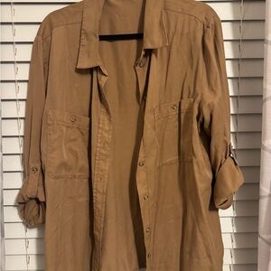 Sanctuary Men's Light Brown Shirt Jacket